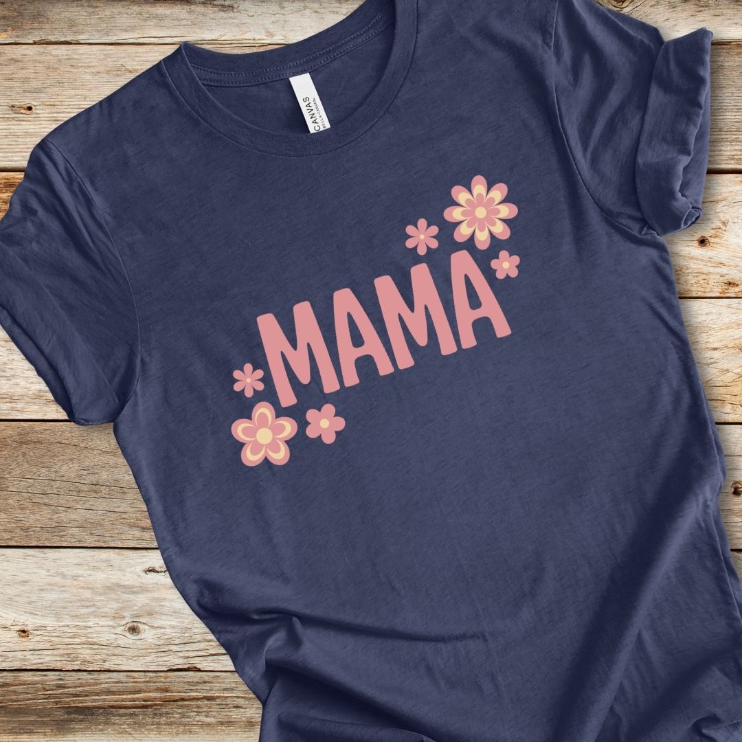 Pink Floral Mama Tee