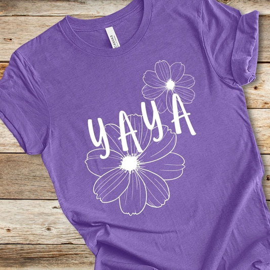 Floral 'Yaya' Tee