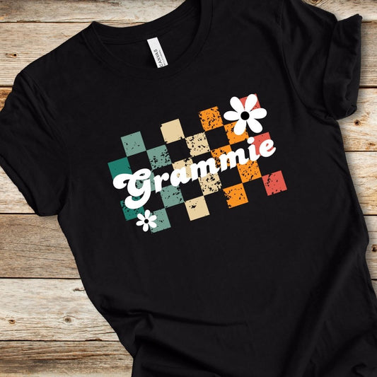 Colorful Retro Grammie Tee