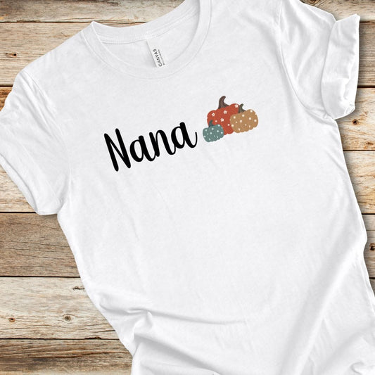 Floral Pumpkin Nana Tee