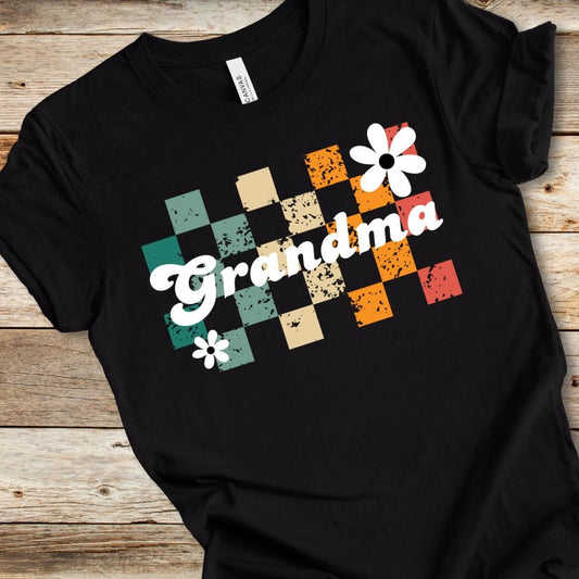Colorful Retro Grandma Tee