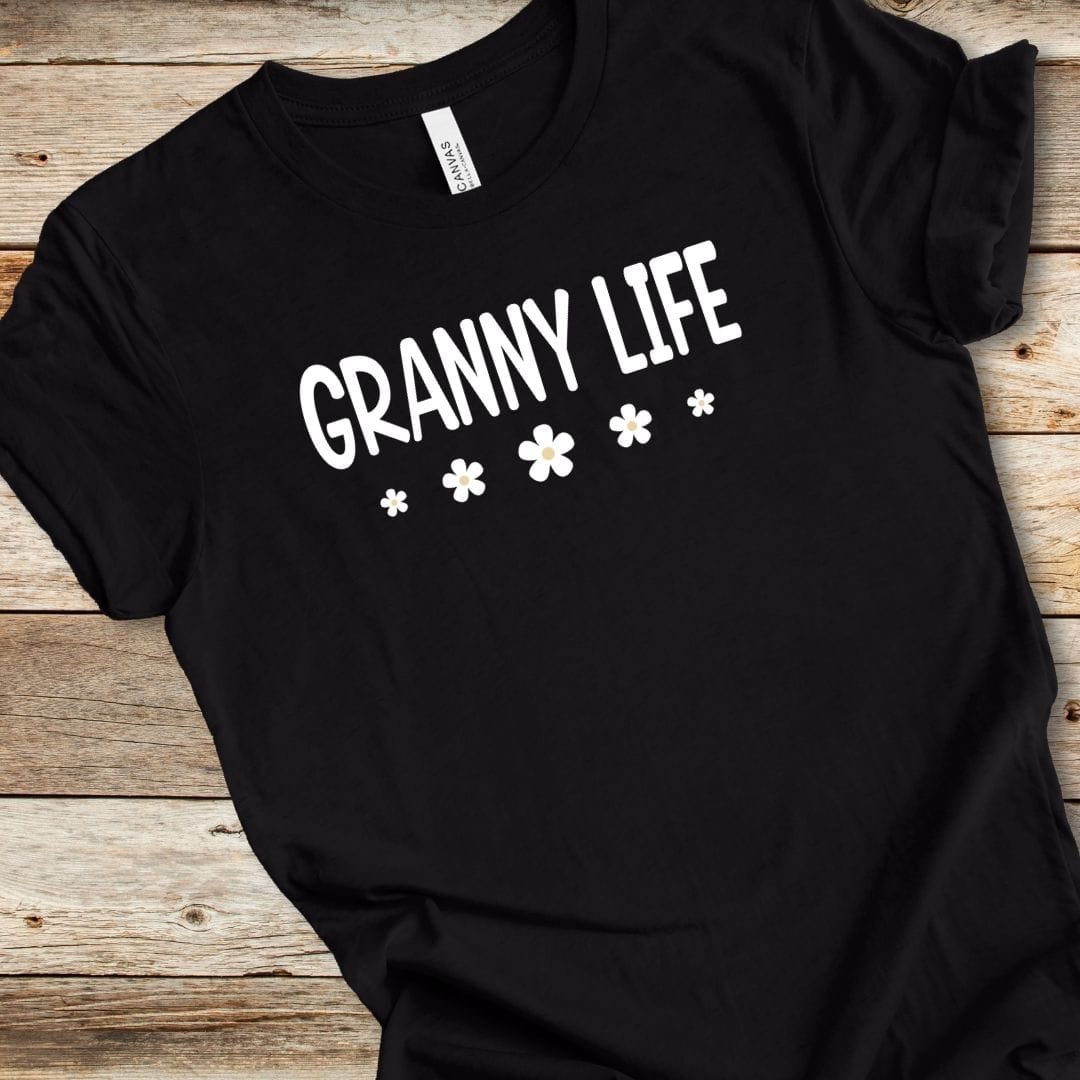 Granny Life Flower Tee