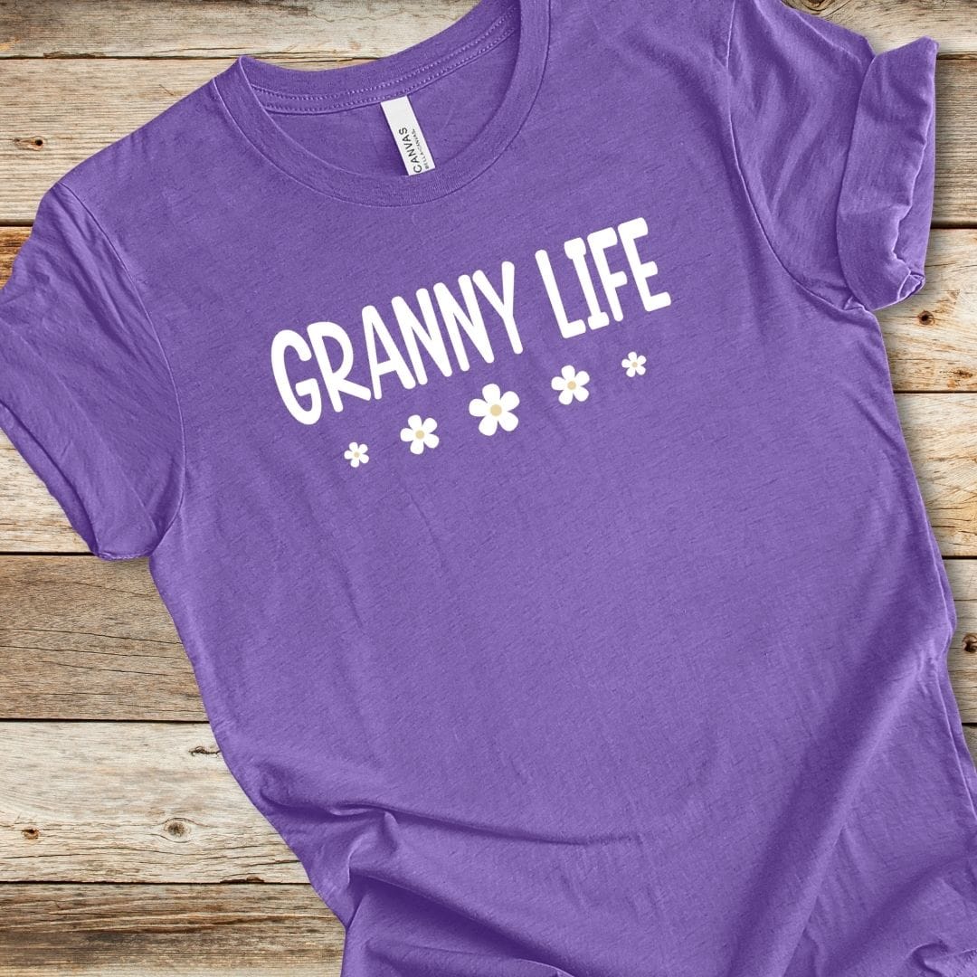 Granny Life Flower Tee