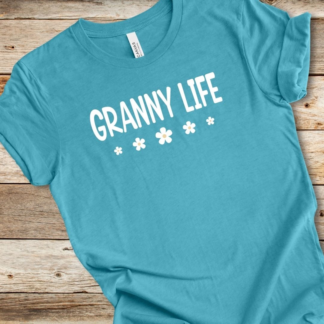 Granny Life Flower Tee