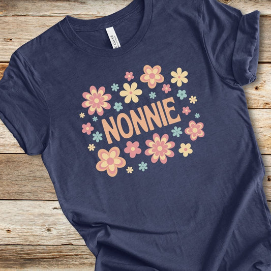 Retro Floral Nonnie Tee