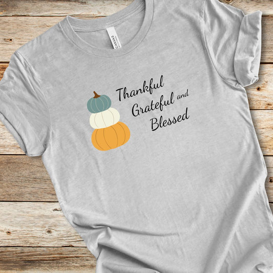Thankful Grateful Blessed Tee
