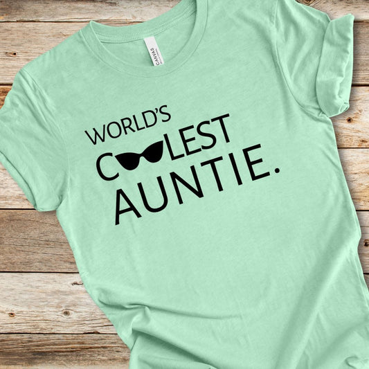 World's Coolest Auntie Tee