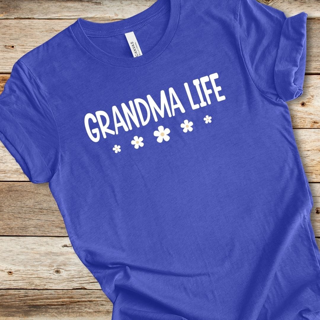Grandma Life Flower Tee