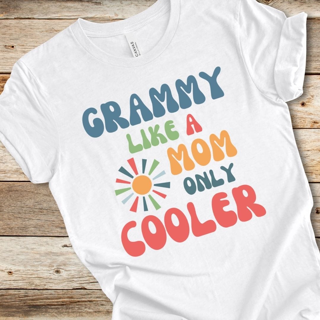 Grammy Like A Mom Only Cooler Tee