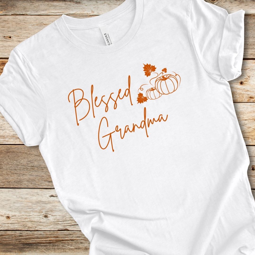 Fall Blessed Grandma Tee