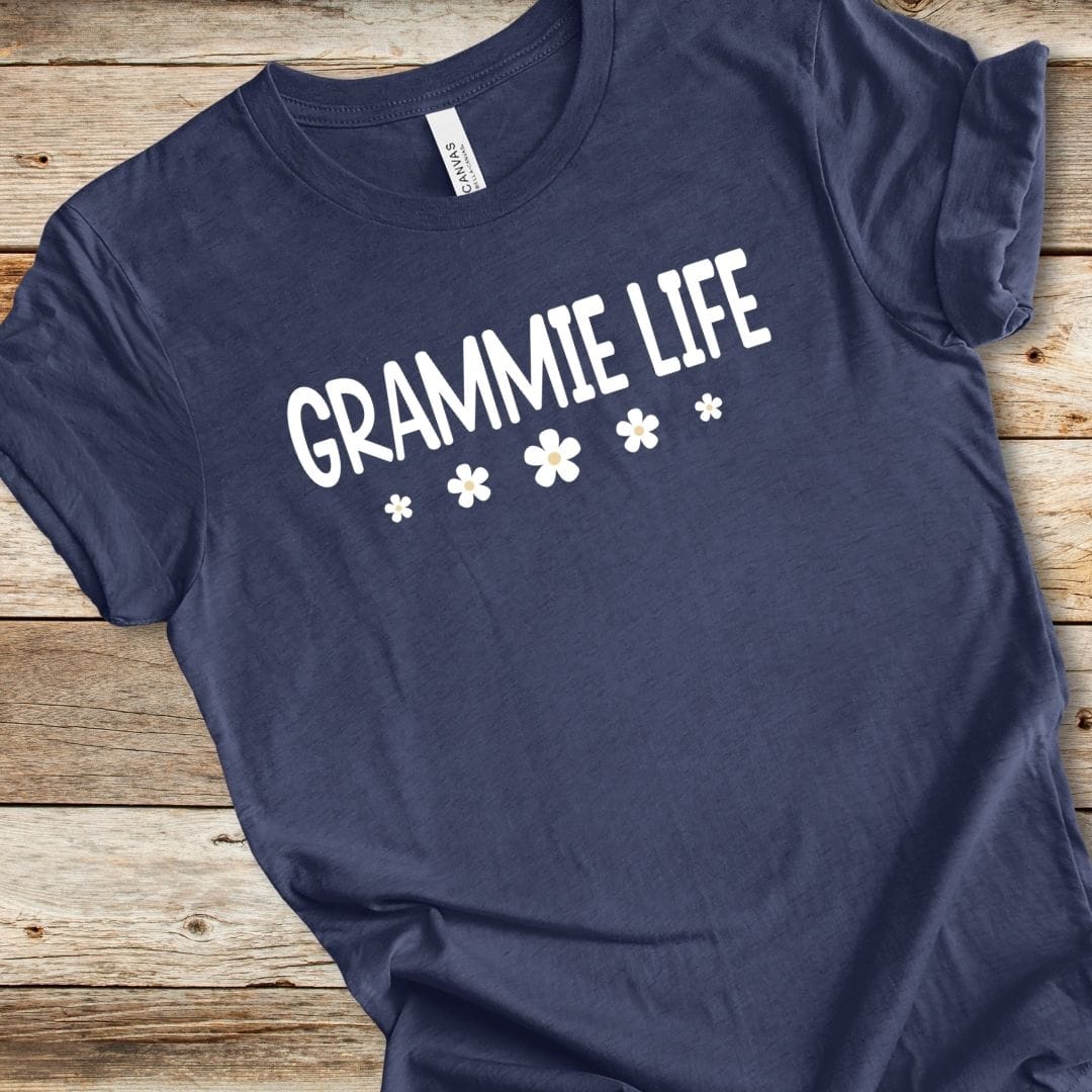 Grammie Life Flower Tee
