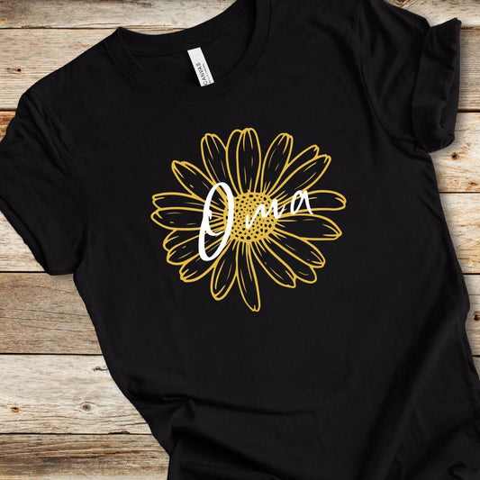 Yellow Daisy Oma Tee