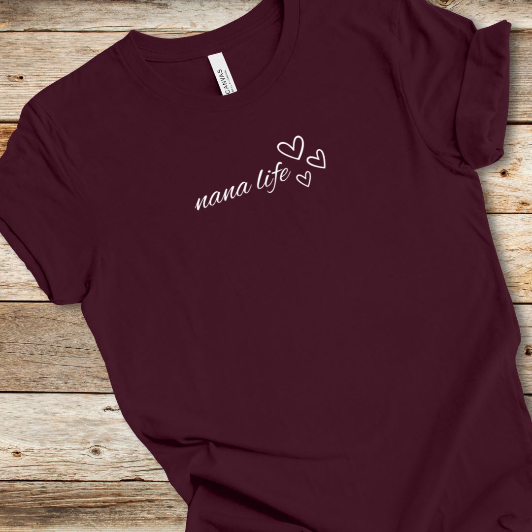 Nana Life Hearts Tee
