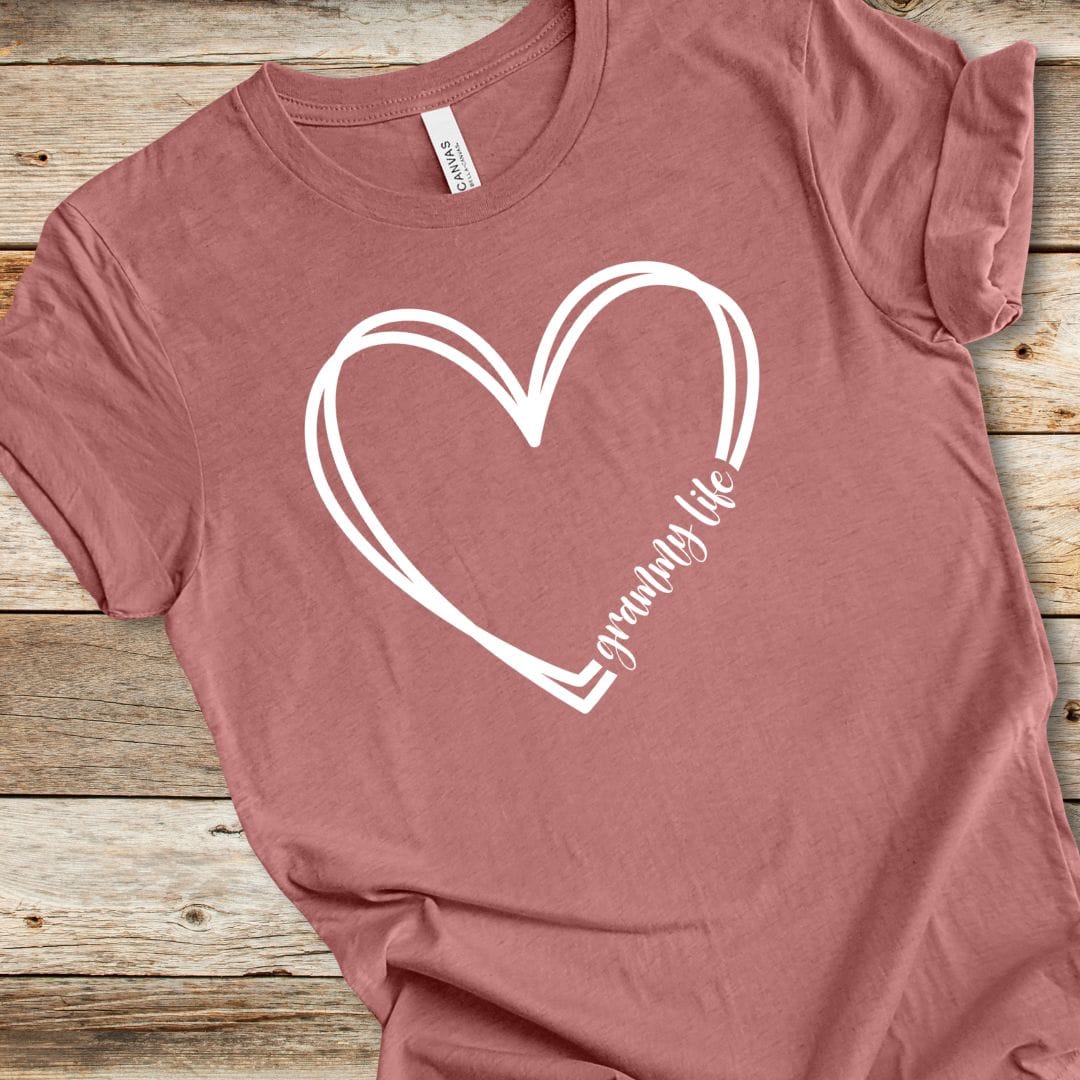 Grammy Life Hearts Tee