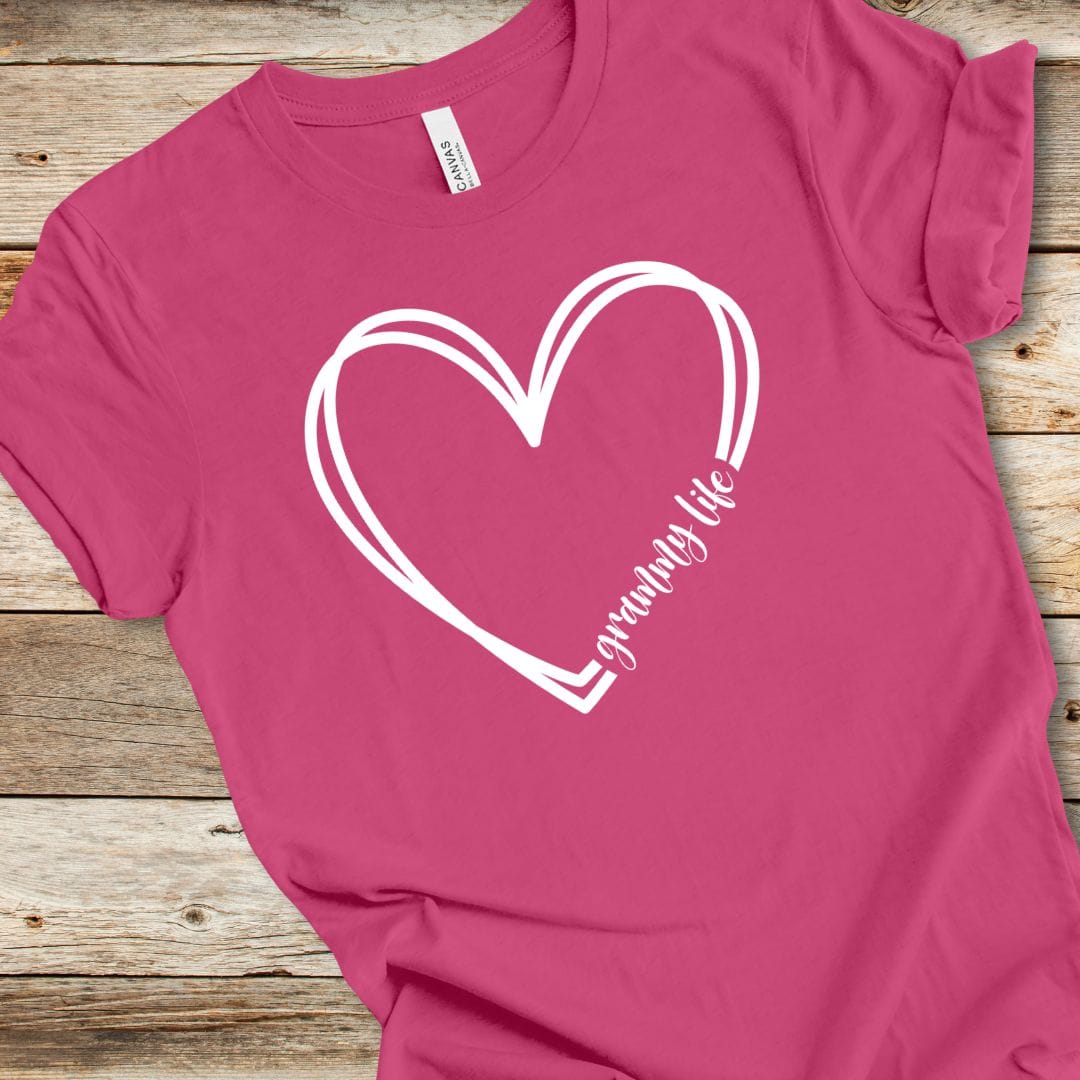 Grammy Life Hearts Tee
