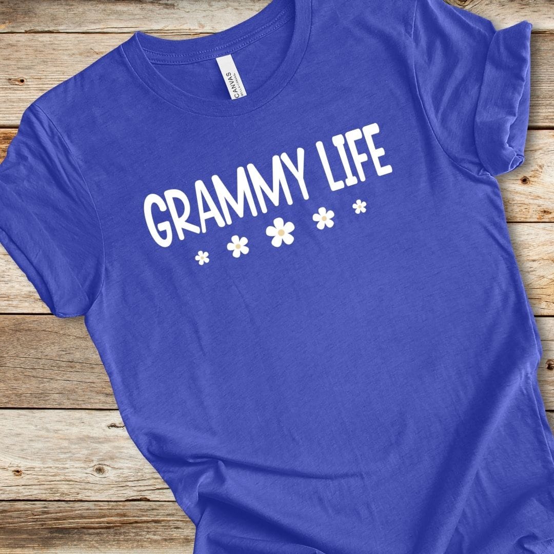 Grammy Life Flower Tee