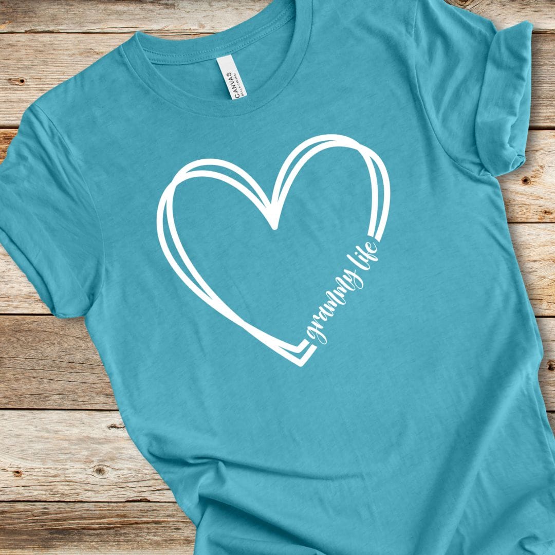 Grammy Life Hearts Tee