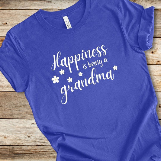 Floral Happiness Is Being A Grandma Tee