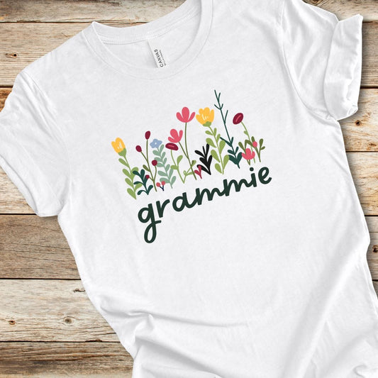 Colorful Wildflower Grammie Tee