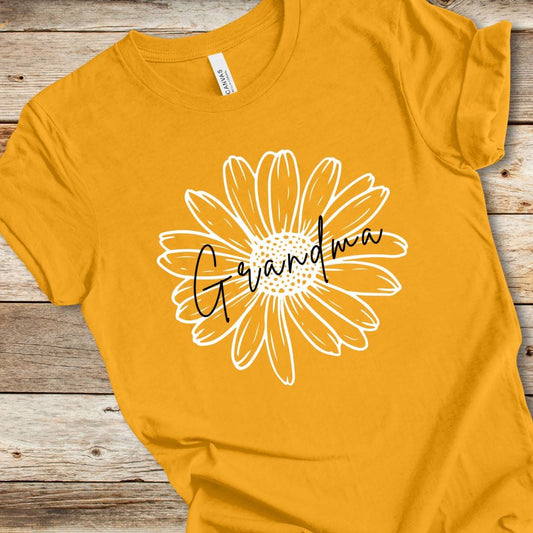 Yellow Daisy Grandma Tee