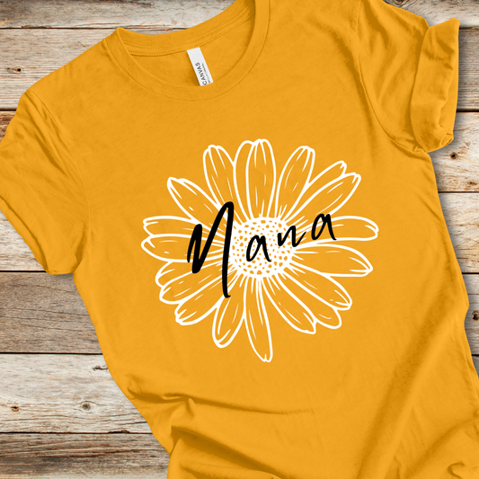 Yellow Daisy Nana Tee