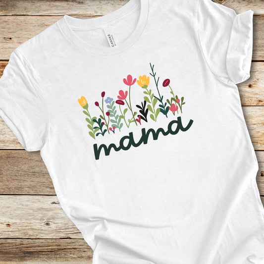 Colorful Wildflower Mama Tee