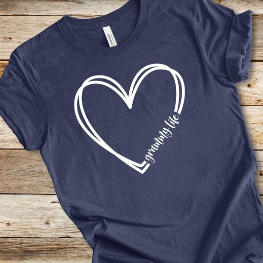 Grammy Life Hearts Tee