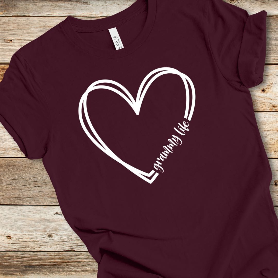 Grammy Life Hearts Tee